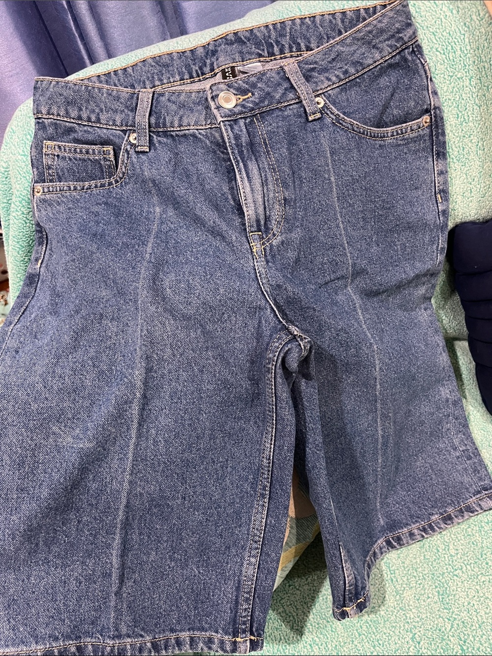 H&M Women's Blue Denim Jean Shorts